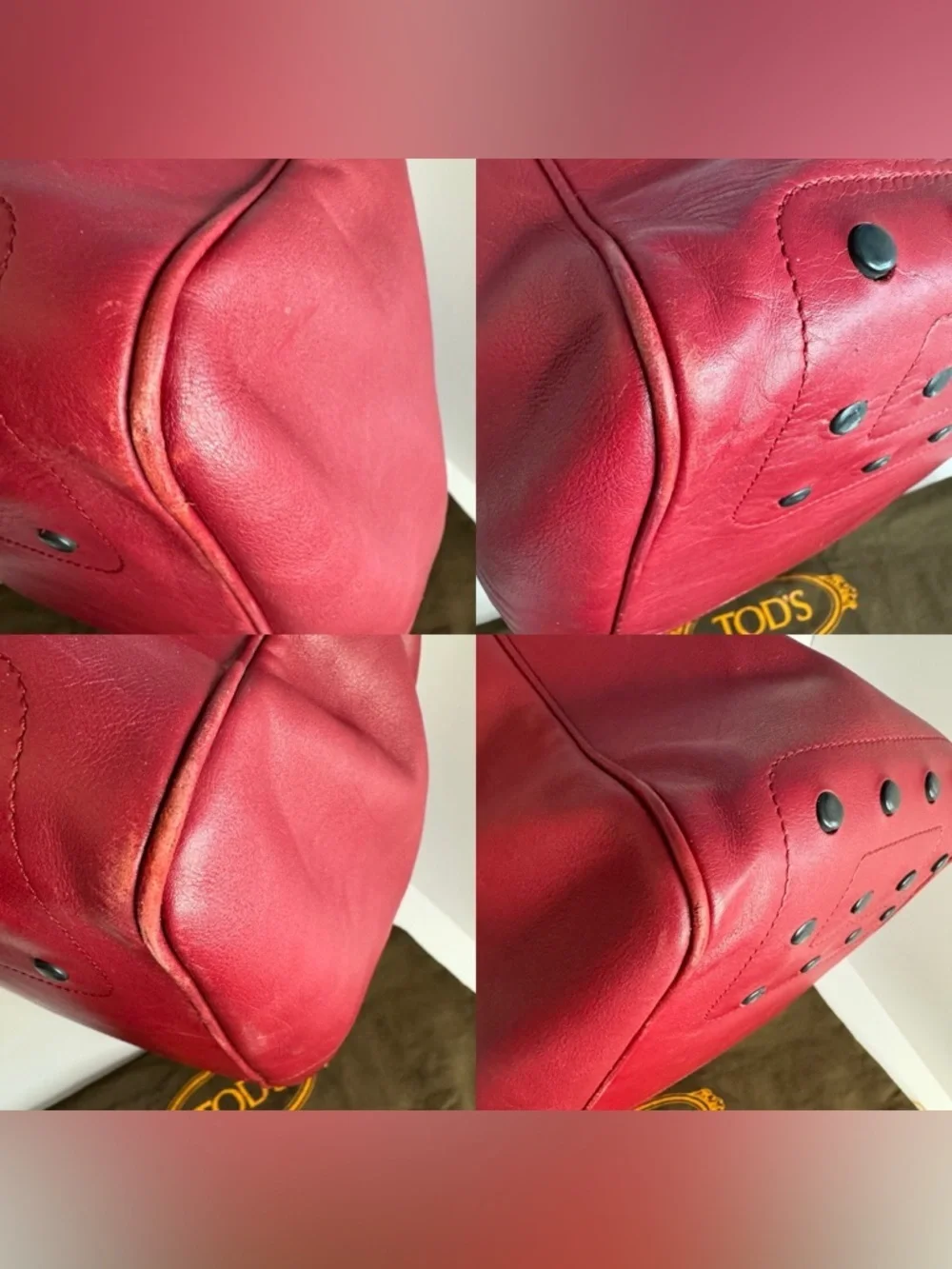 Tods tod burgandy